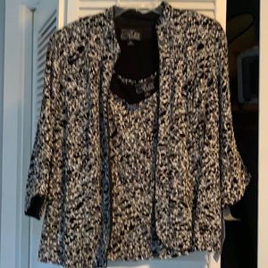 Alex Evenings formal top and jacket